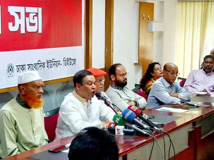 শ্রমজীবী মানুষ হিসেবে বাংলাদেশের সাংবাদিকরা সবচেয়ে বেশি বঞ্চনার শিকার: কাদের গনি চৌধুরী